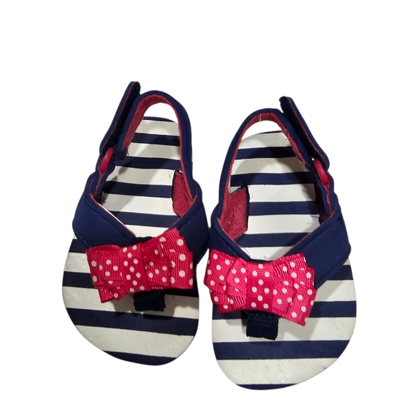 Converse Floral High Tops Flip Flop Sequin Slipper Girls Shoe Bundle Size 4 - Picture 4 of 6